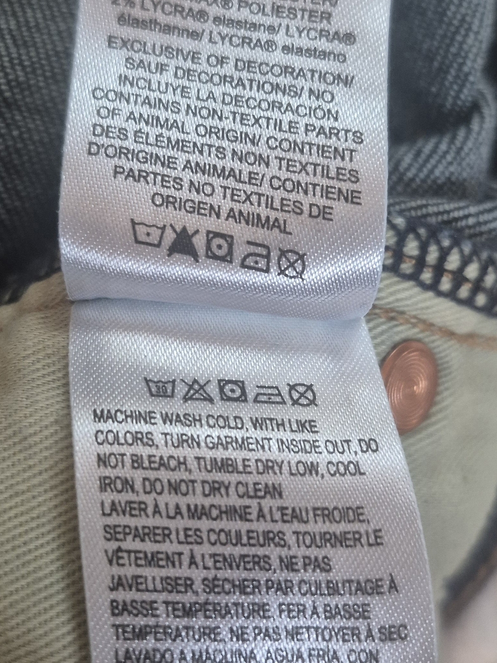 Men's Lucky Brand Straight-Leg Jeans in Dark Blue Clean Everyday Fit - Picture 7 of 10